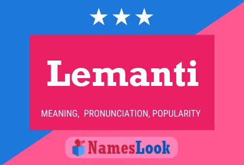 ملصق اسم Lemanti