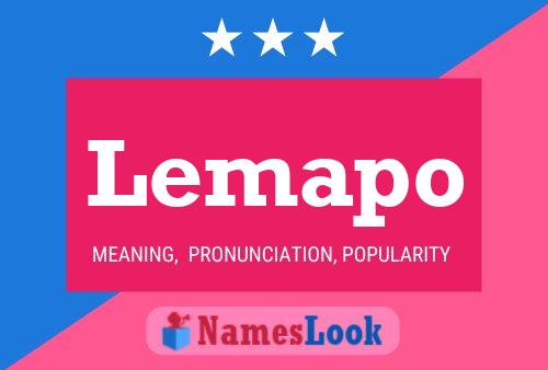 ملصق اسم Lemapo