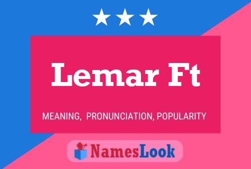 ملصق اسم Lemar Ft