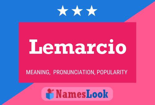 ملصق اسم Lemarcio