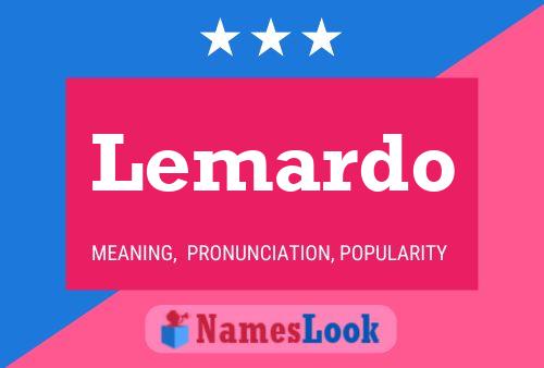 ملصق اسم Lemardo