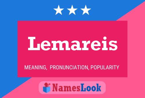 ملصق اسم Lemareis