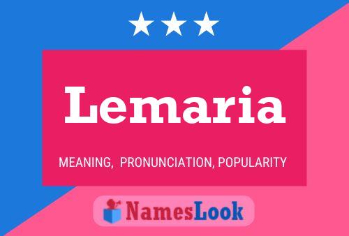 ملصق اسم Lemaria