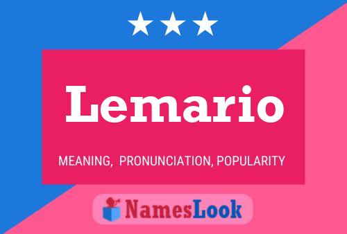 ملصق اسم Lemario