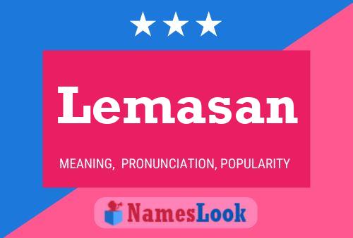 ملصق اسم Lemasan