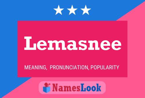 ملصق اسم Lemasnee