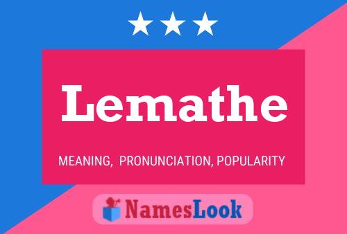 ملصق اسم Lemathe