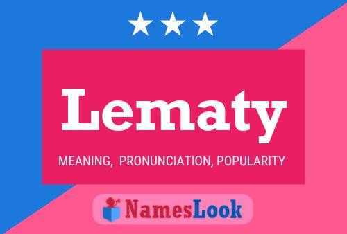 ملصق اسم Lematy