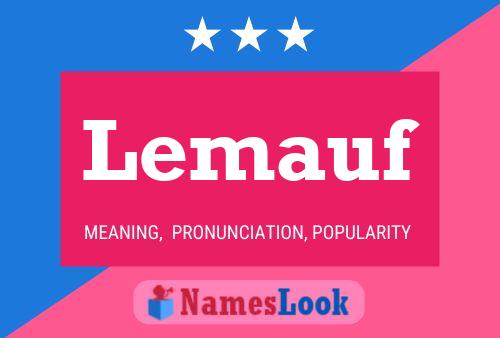 ملصق اسم Lemauf