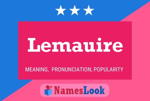 ملصق اسم Lemauire