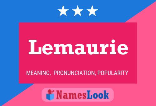 ملصق اسم Lemaurie