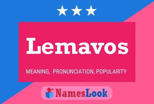 ملصق اسم Lemavos