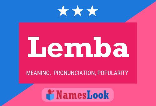 ملصق اسم Lemba