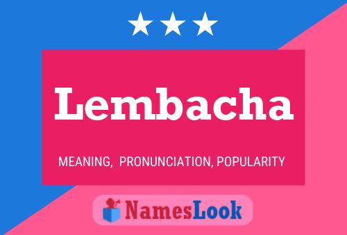 ملصق اسم Lembacha