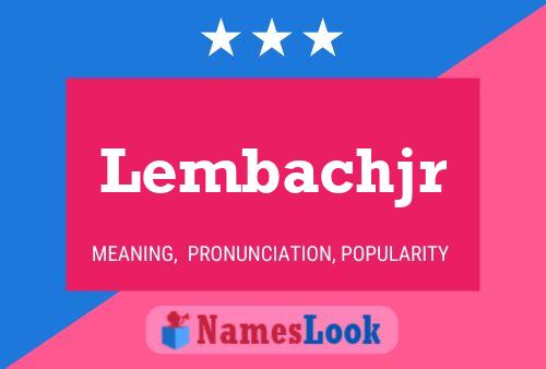 ملصق اسم Lembachjr