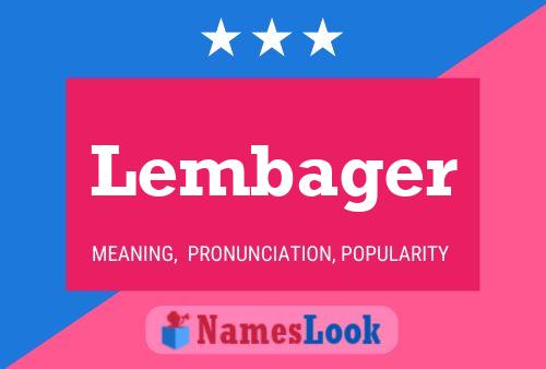 ملصق اسم Lembager