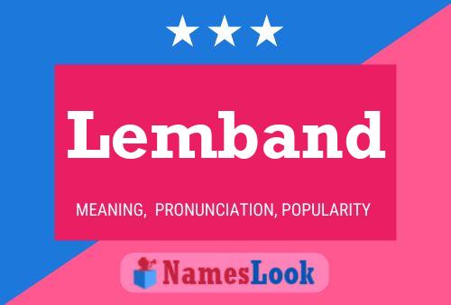 ملصق اسم Lemband