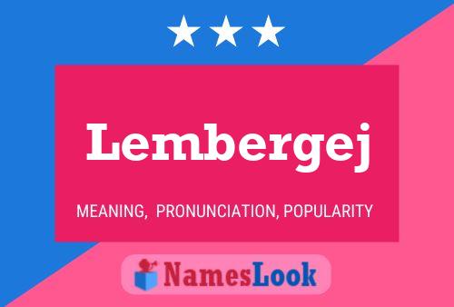 ملصق اسم Lembergej