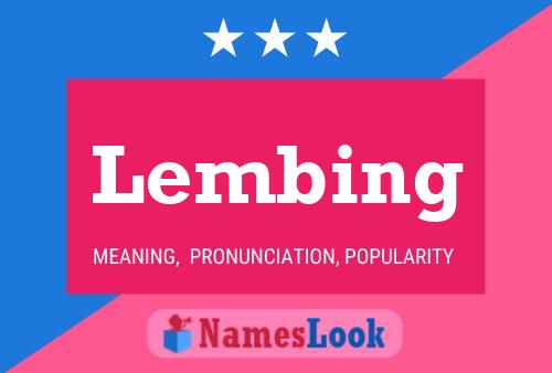 ملصق اسم Lembing