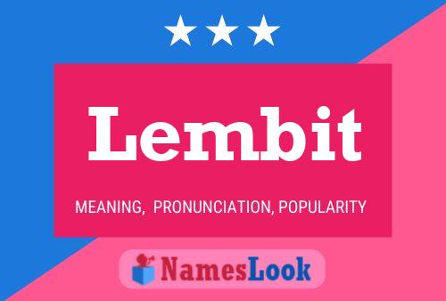 ملصق اسم Lembit