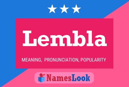 ملصق اسم Lembla