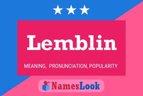 ملصق اسم Lemblin