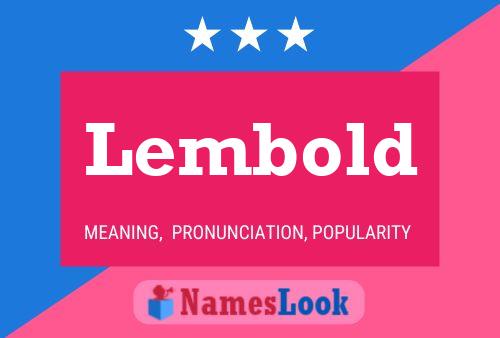 ملصق اسم Lembold