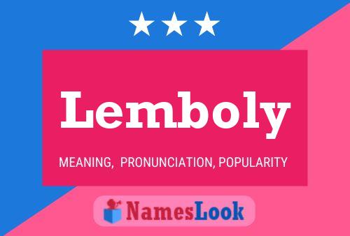 ملصق اسم Lemboly