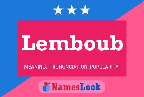 ملصق اسم Lemboub