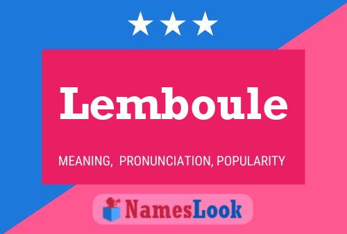 ملصق اسم Lemboule