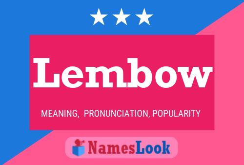 ملصق اسم Lembow