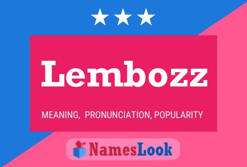 ملصق اسم Lembozz