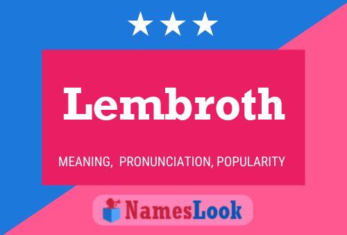 ملصق اسم Lembroth