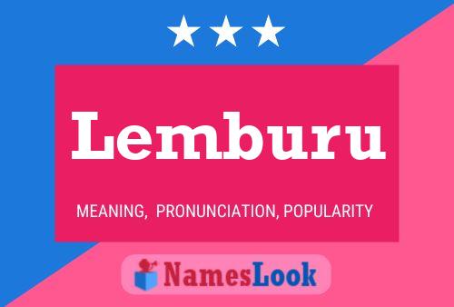 ملصق اسم Lemburu