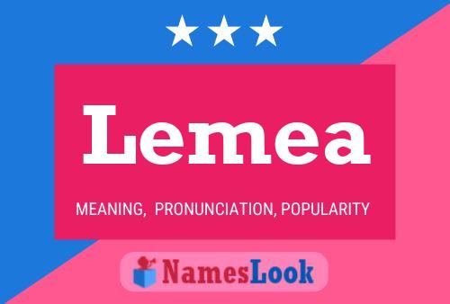 ملصق اسم Lemea