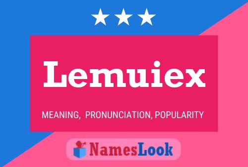 ملصق اسم Lemuiex