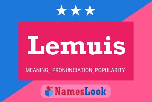 ملصق اسم Lemuis