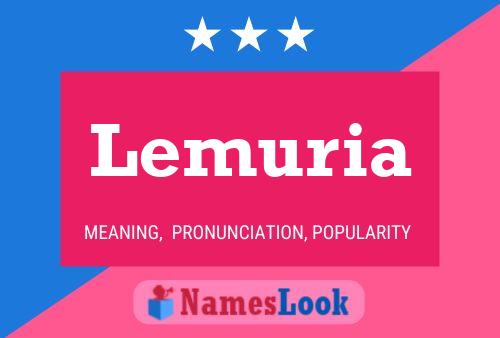 ملصق اسم Lemuria