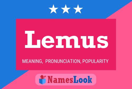 ملصق اسم Lemus