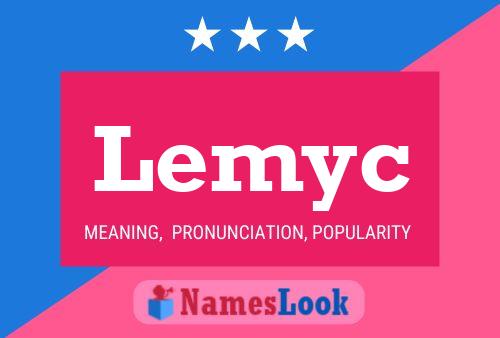 ملصق اسم Lemyc