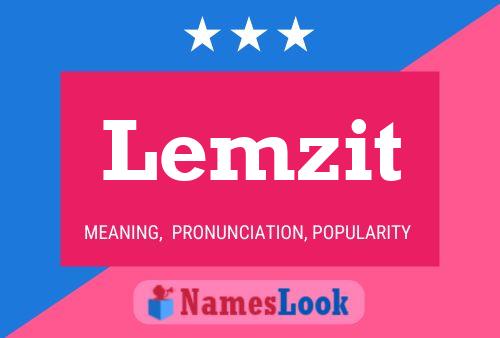 ملصق اسم Lemzit