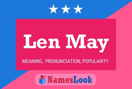 ملصق اسم Len May