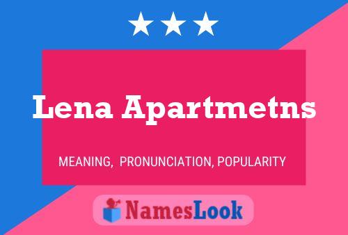 ملصق اسم Lena Apartmetns