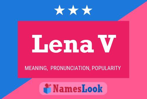 ملصق اسم Lena V