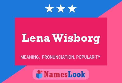 ملصق اسم Lena Wisborg