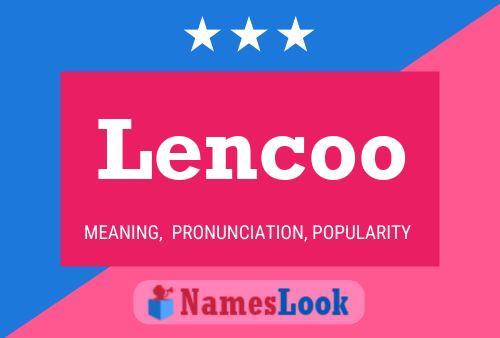 ملصق اسم Lencoo