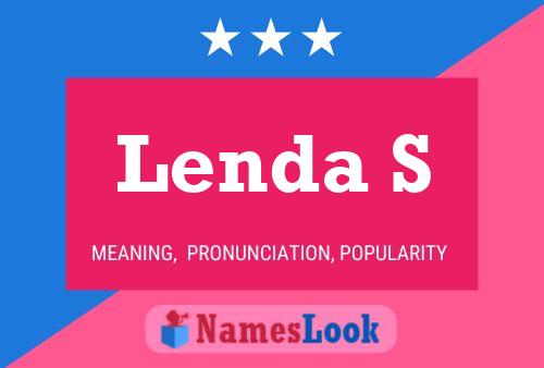 ملصق اسم Lenda S