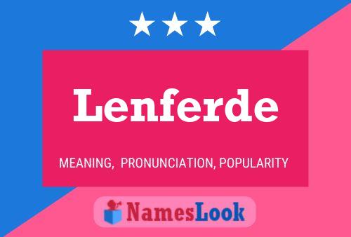 ملصق اسم Lenferde