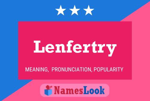 ملصق اسم Lenfertry