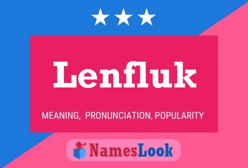 ملصق اسم Lenfluk